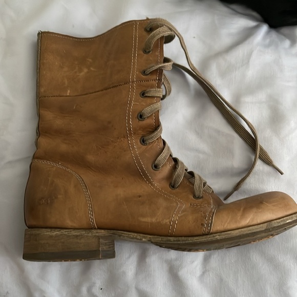 Caterpillar Narcissa Faux Fur Leather Mid Calf Boots, Bossa Nova Taupe, size 10 - Picture 10 of 12